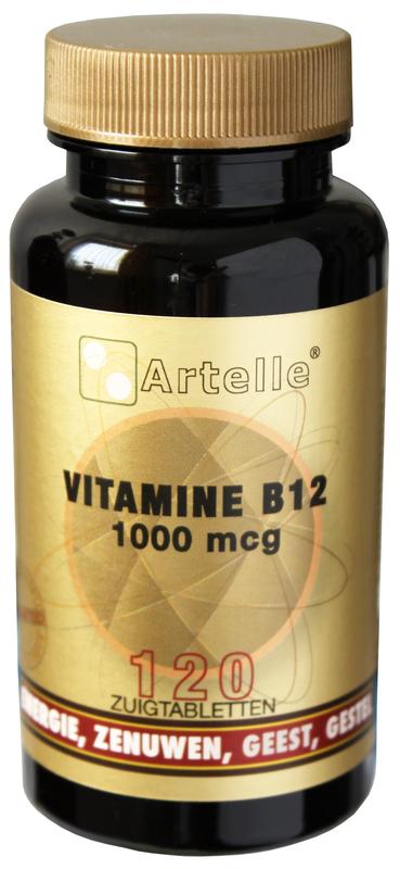 Artelle Vitamine B12 1000mcg 120.00 Zuigtabletten