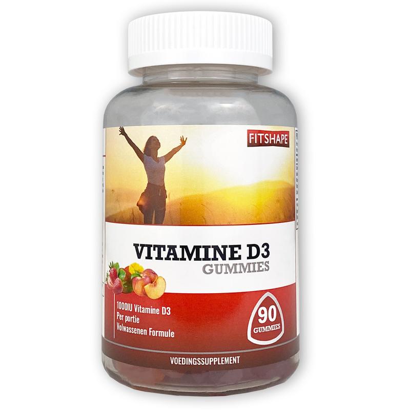 Fitshape Vitamine D3 90.00 Gummies