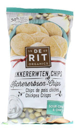 De Rit Kikkererwtenchips sour cream union bio 75.00 Gram