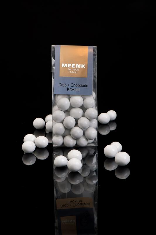 Meenk Drop + chocolade krokant 150.00 Gram