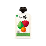 Beplus Knijpfruit 100% apple pear apricot bio 100.00 Gram