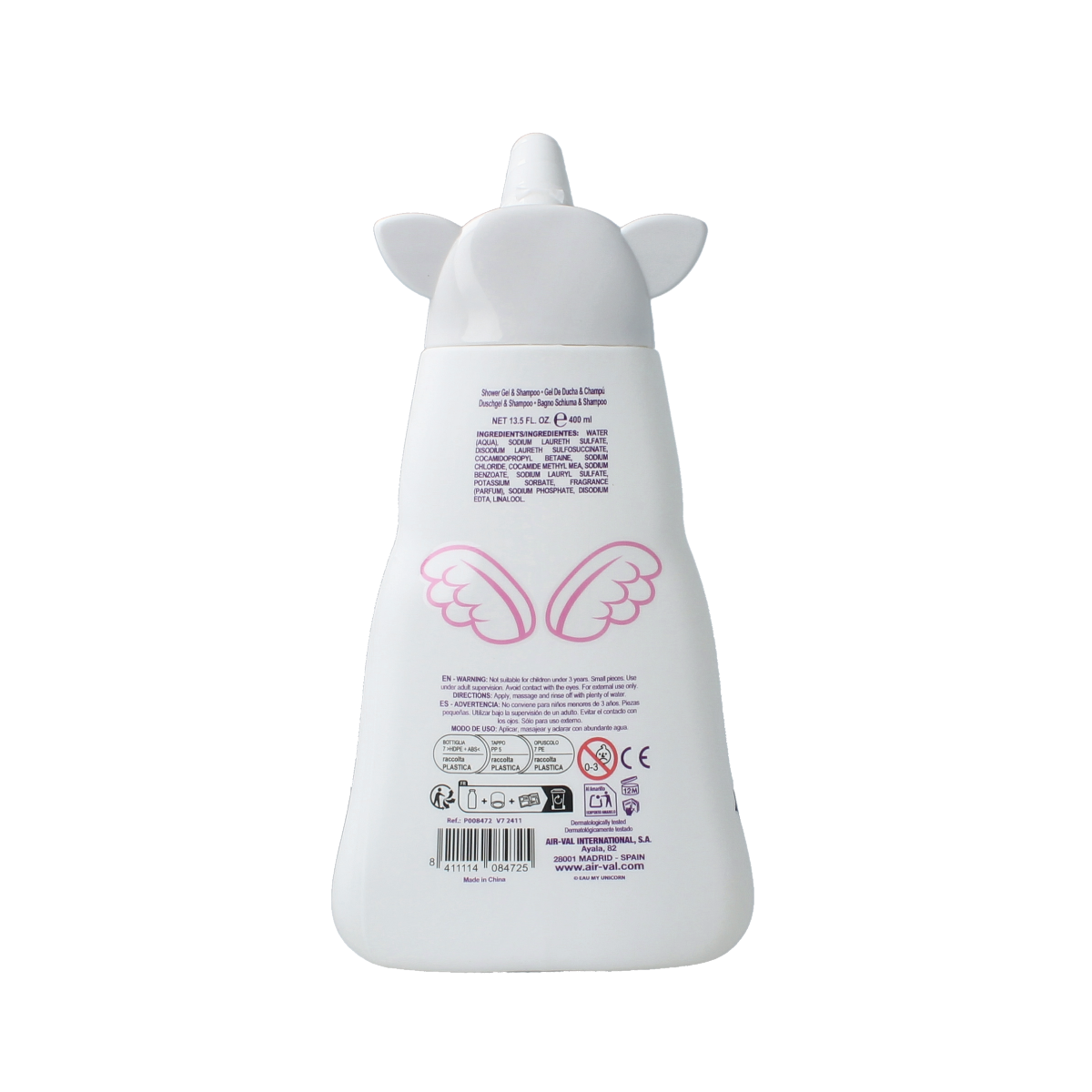Air-Val Eau my unicorn showergel 2d 400.00 Milliliter