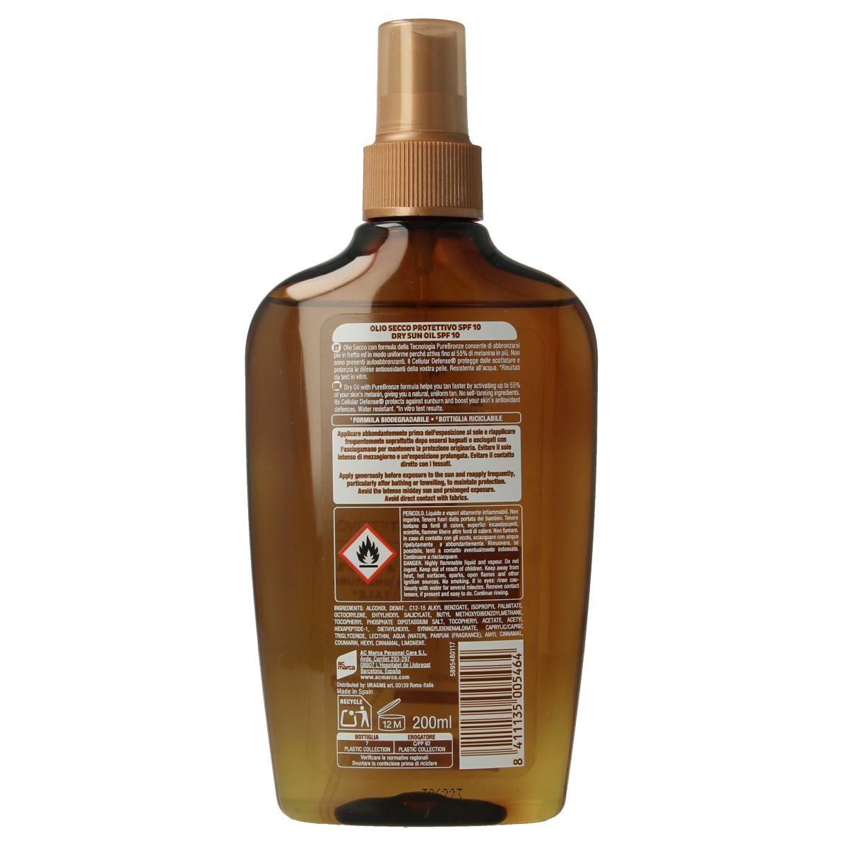 Ecran Suncare bronzea carrot oil SPF10 200.00 Milliliter