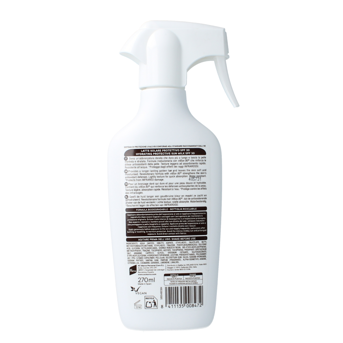 Ecran Sunique trigger SPF30 270.00 Milliliter