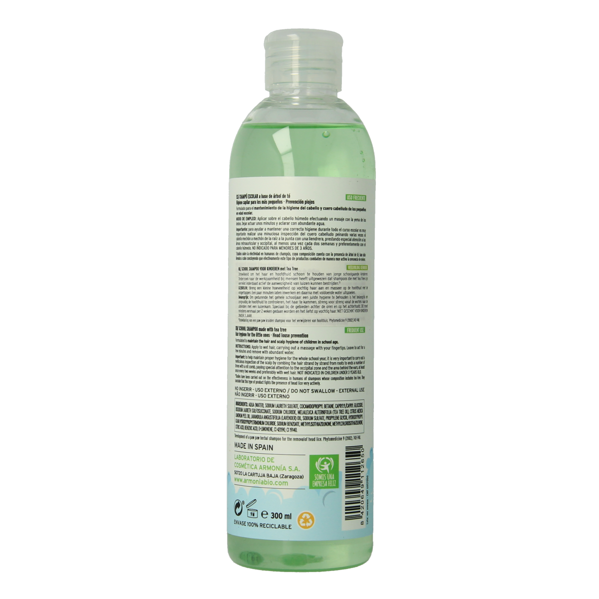 Armonia School shampoo voor kinderen 300.00 Milliliter