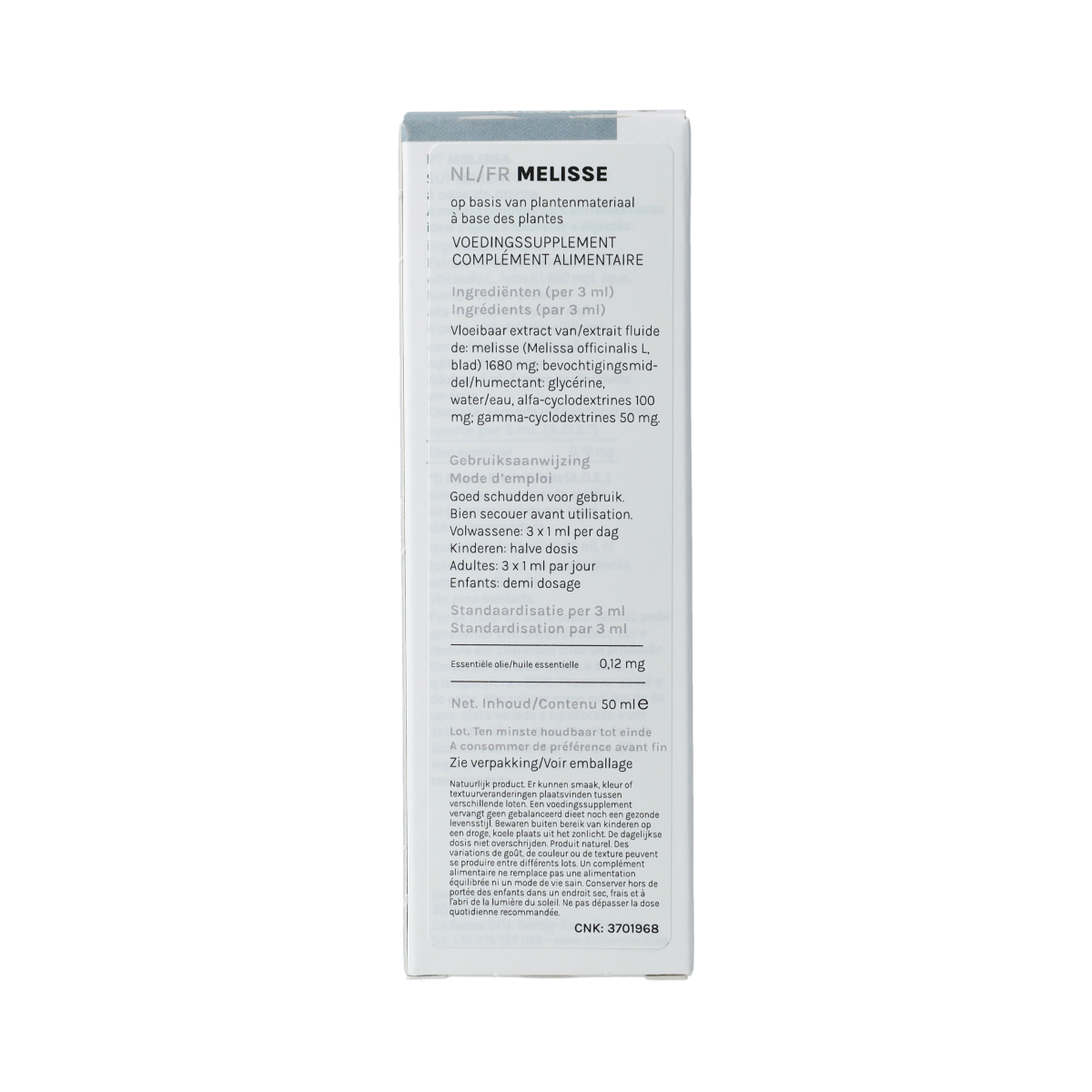 Soria Natural Melissa officinalis XXI 50.00 Milliliter