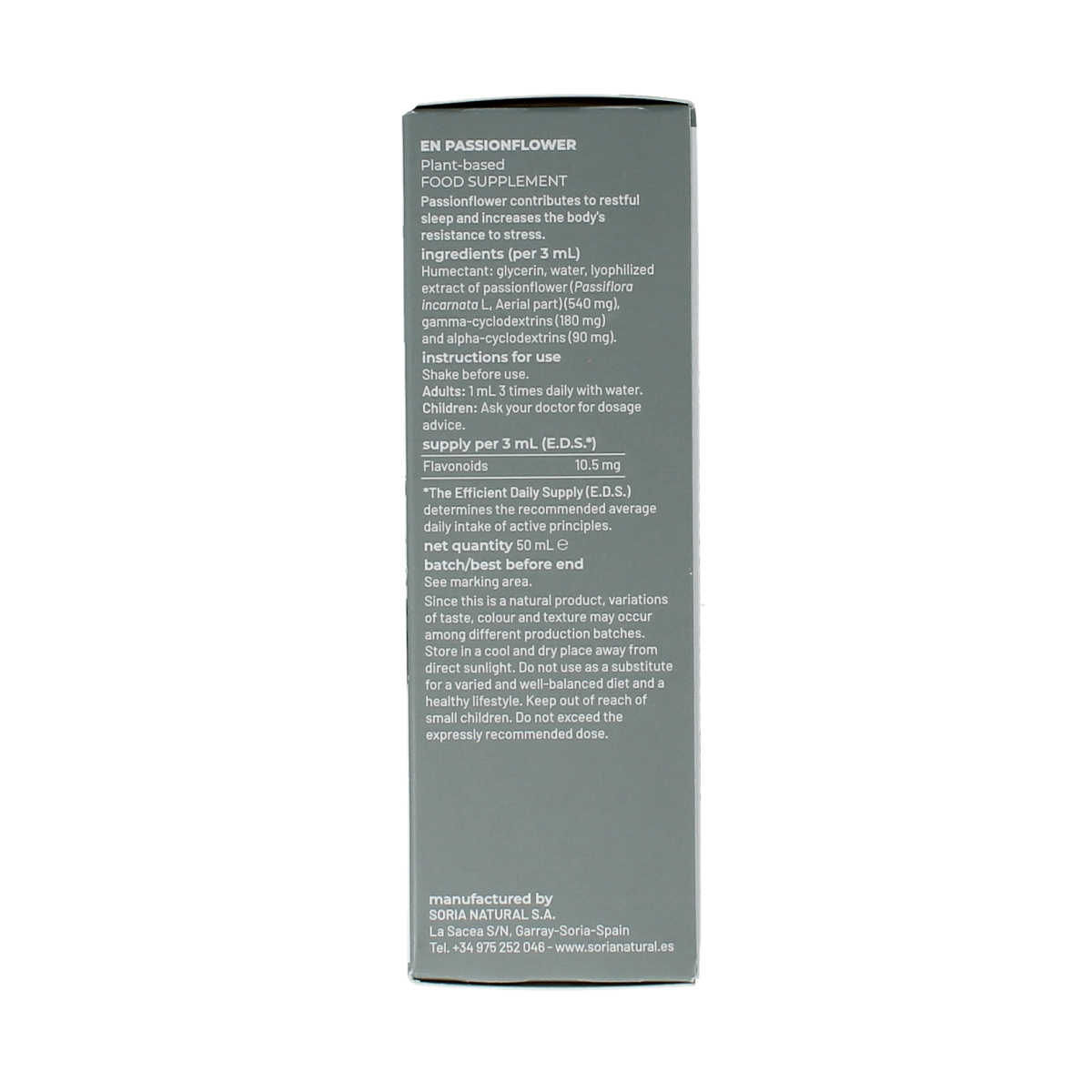 Soria Natural Passiflora incarnata extract 50.00 Milliliter