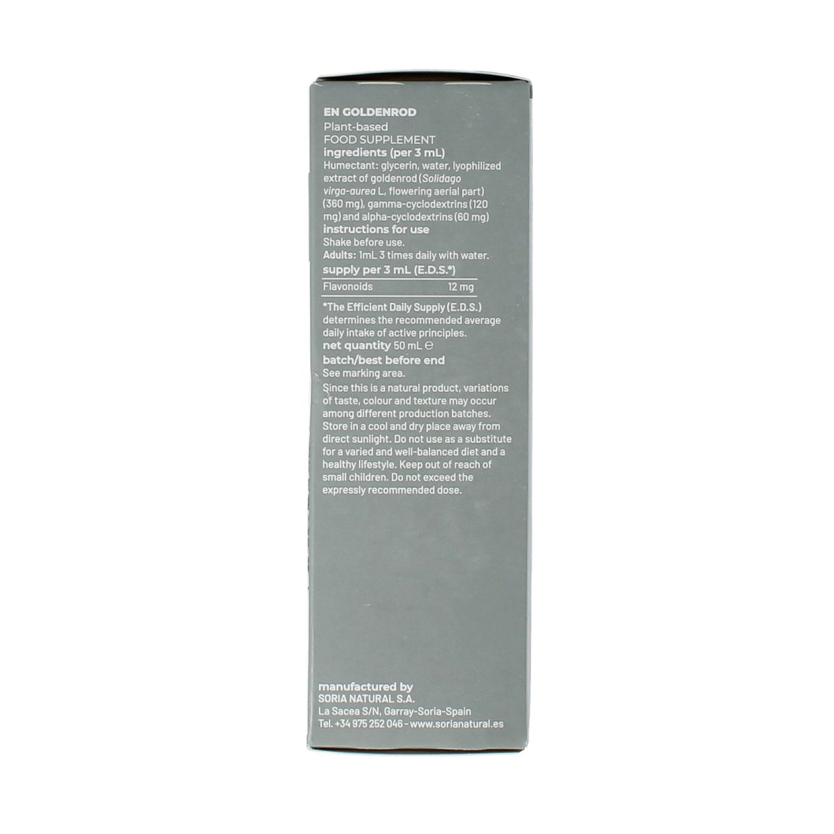 Soria Natural Solidago virgaurea extract 50.00 Milliliter