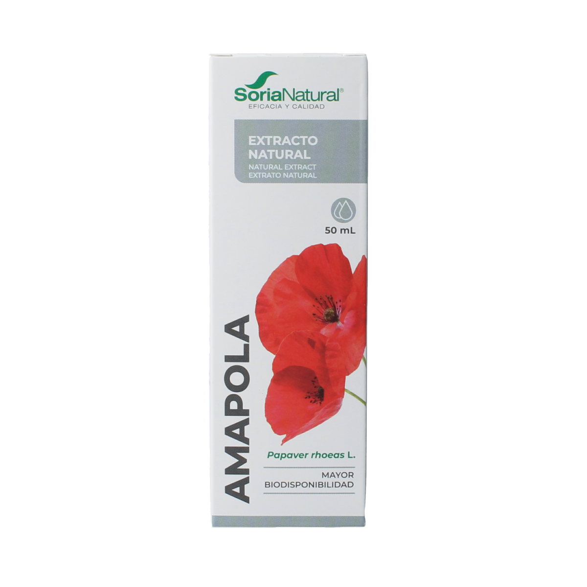 Soria Natural Papaver rhoeas extract 50.00 Milliliter