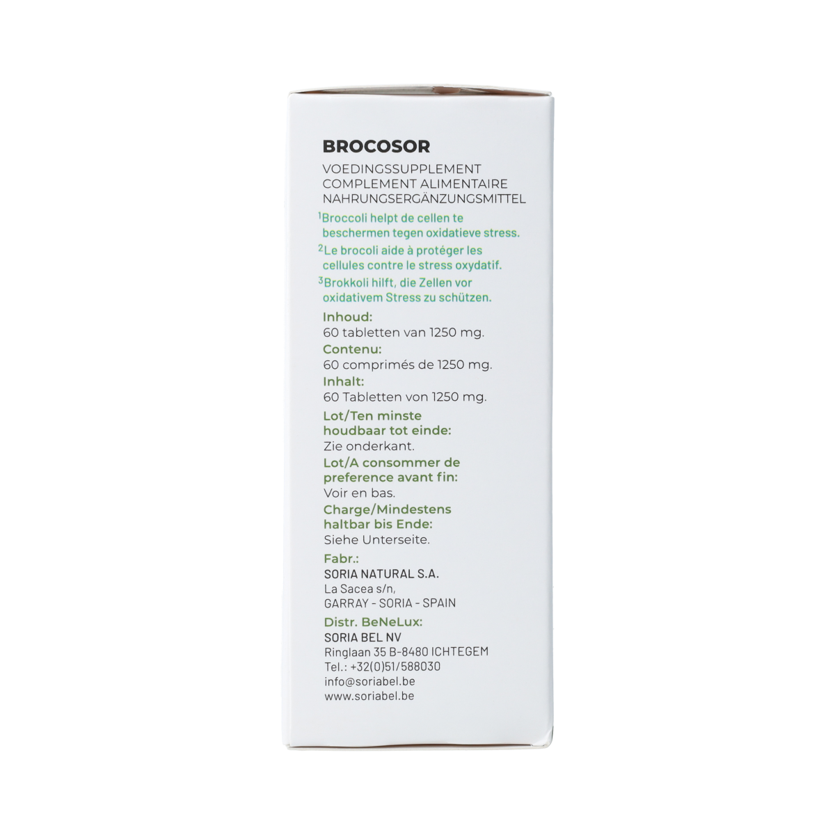 Soria Natural Brocosor 60.00 Tabletten