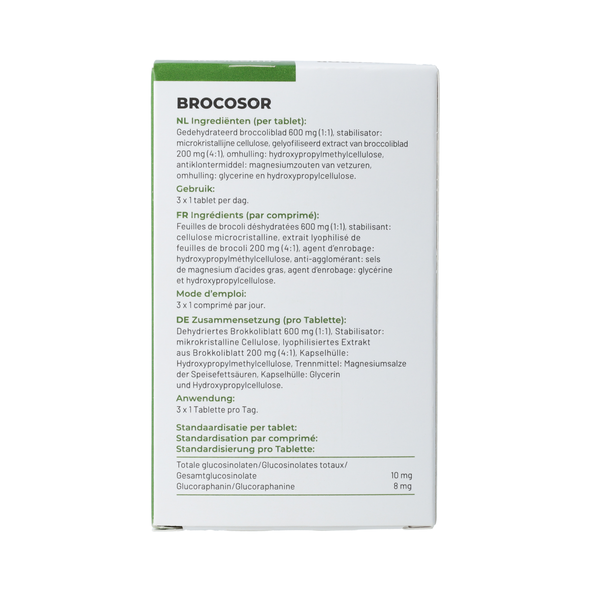 Soria Natural Brocosor 60.00 Tabletten