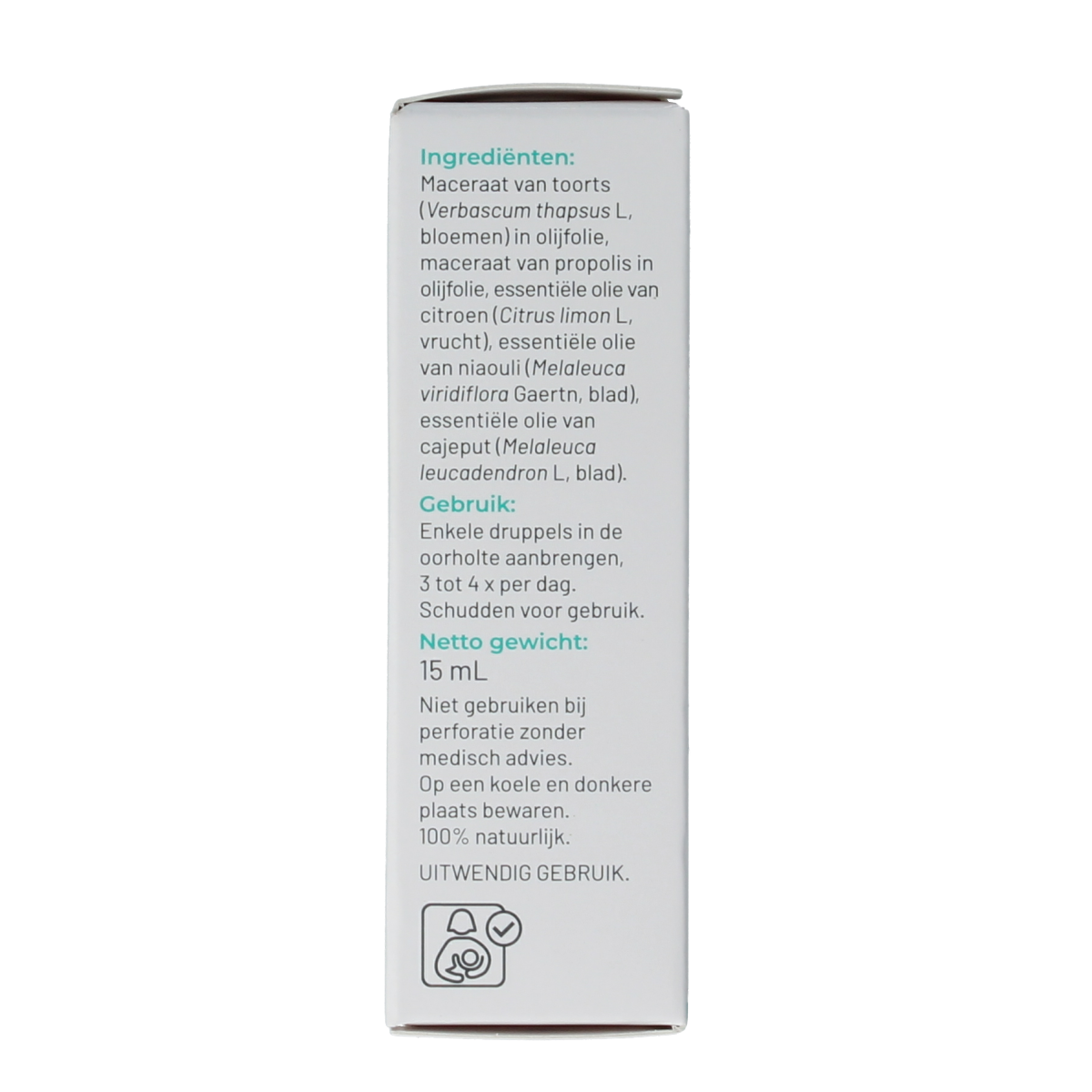 Soria Natural Propoxol oordruppels 15.00 Milliliter