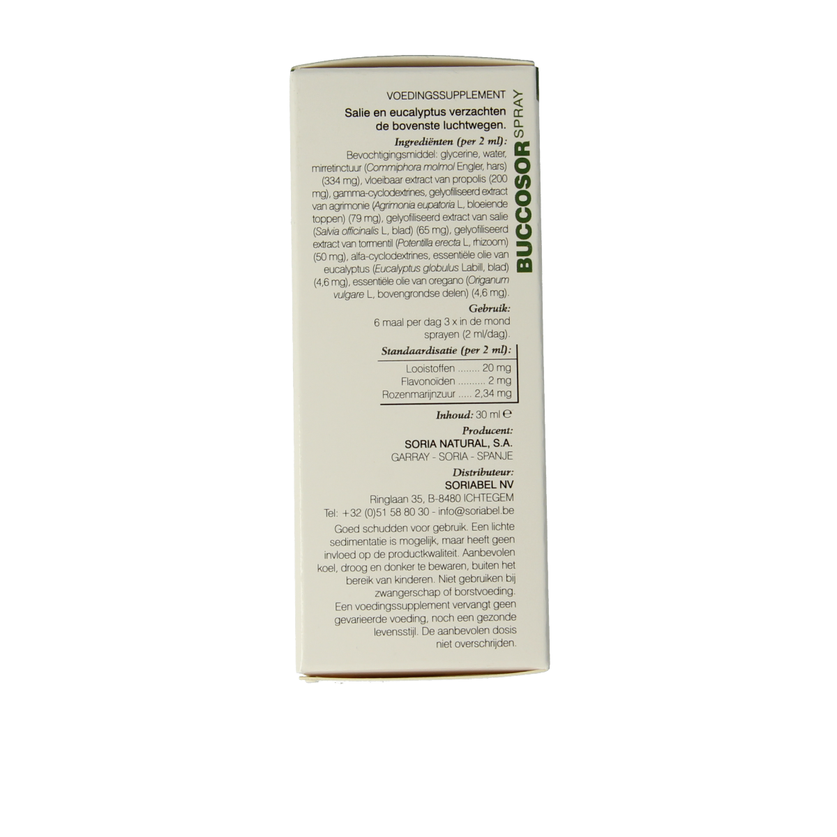 Soria Natural Composor 1 buccosor spray XXI 30.00 Milliliter