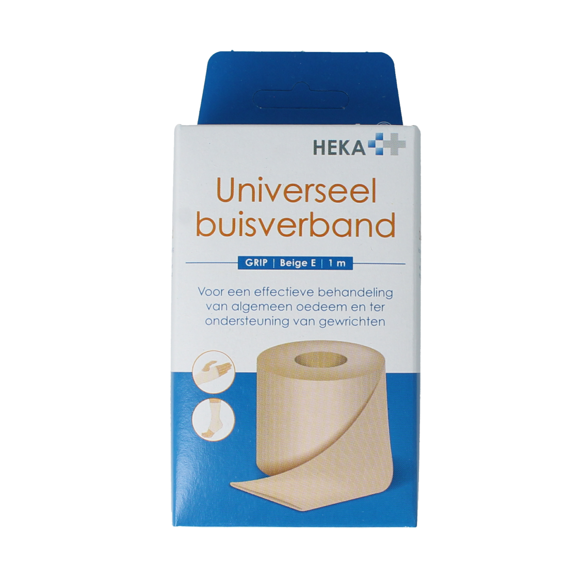 Heka Grip compress beige E 1.00 Stuks