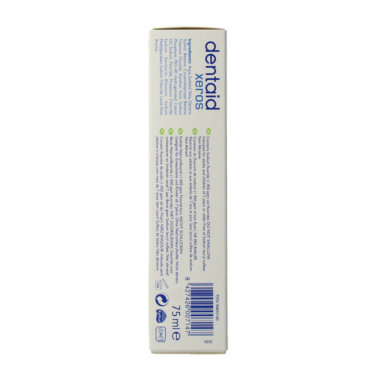 Dentaid Xeros tandpasta 75.00 Milliliter