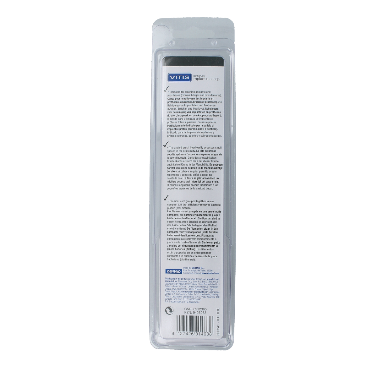 Vitis Tandenborstel implant monotip 1.00 Stuks