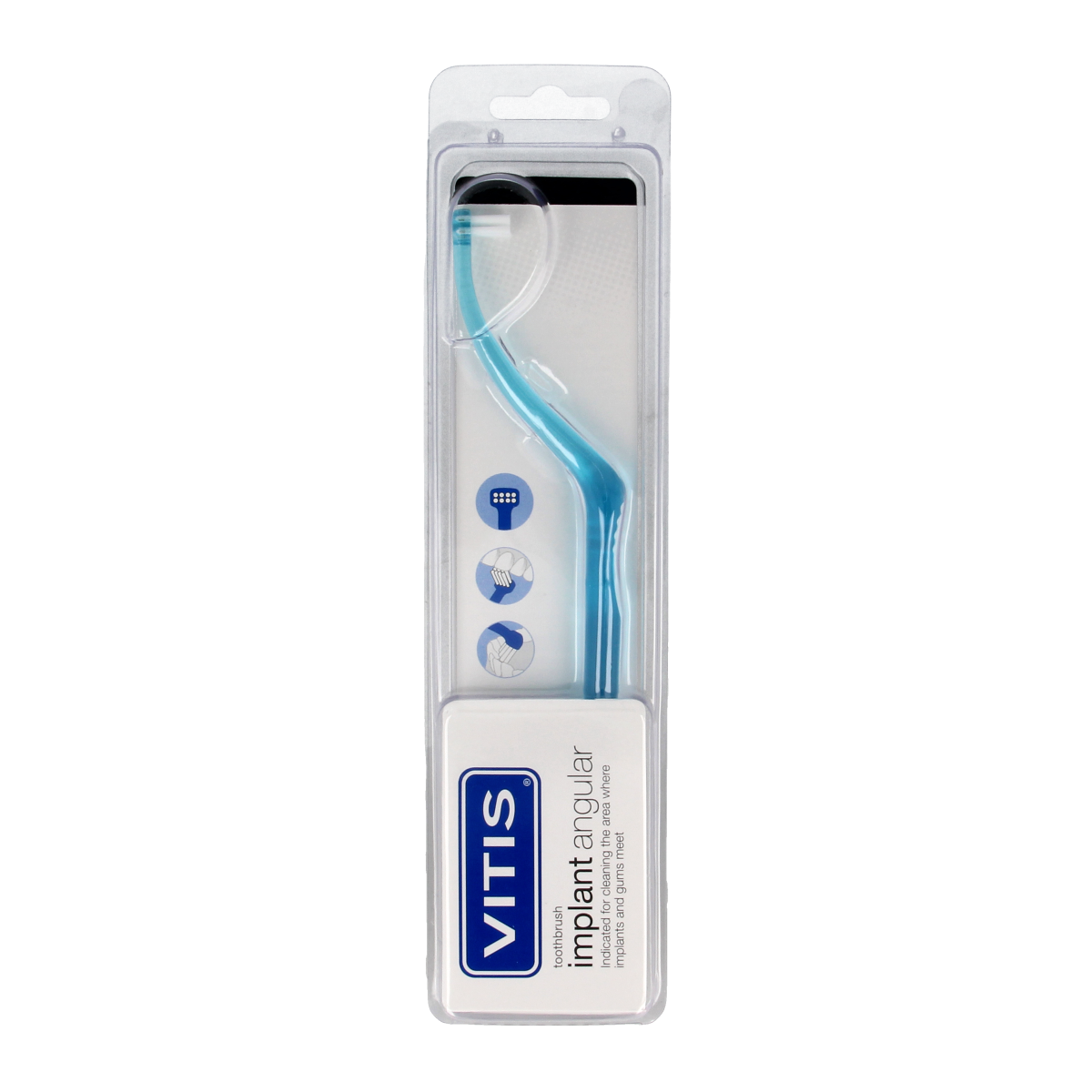 Vitis Implant tandenborstel angular 1.00 Stuks