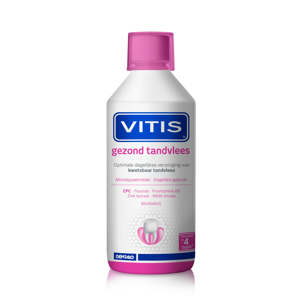 Vitis Gezond tandvlees mondspoeling 500.00 Milliliter