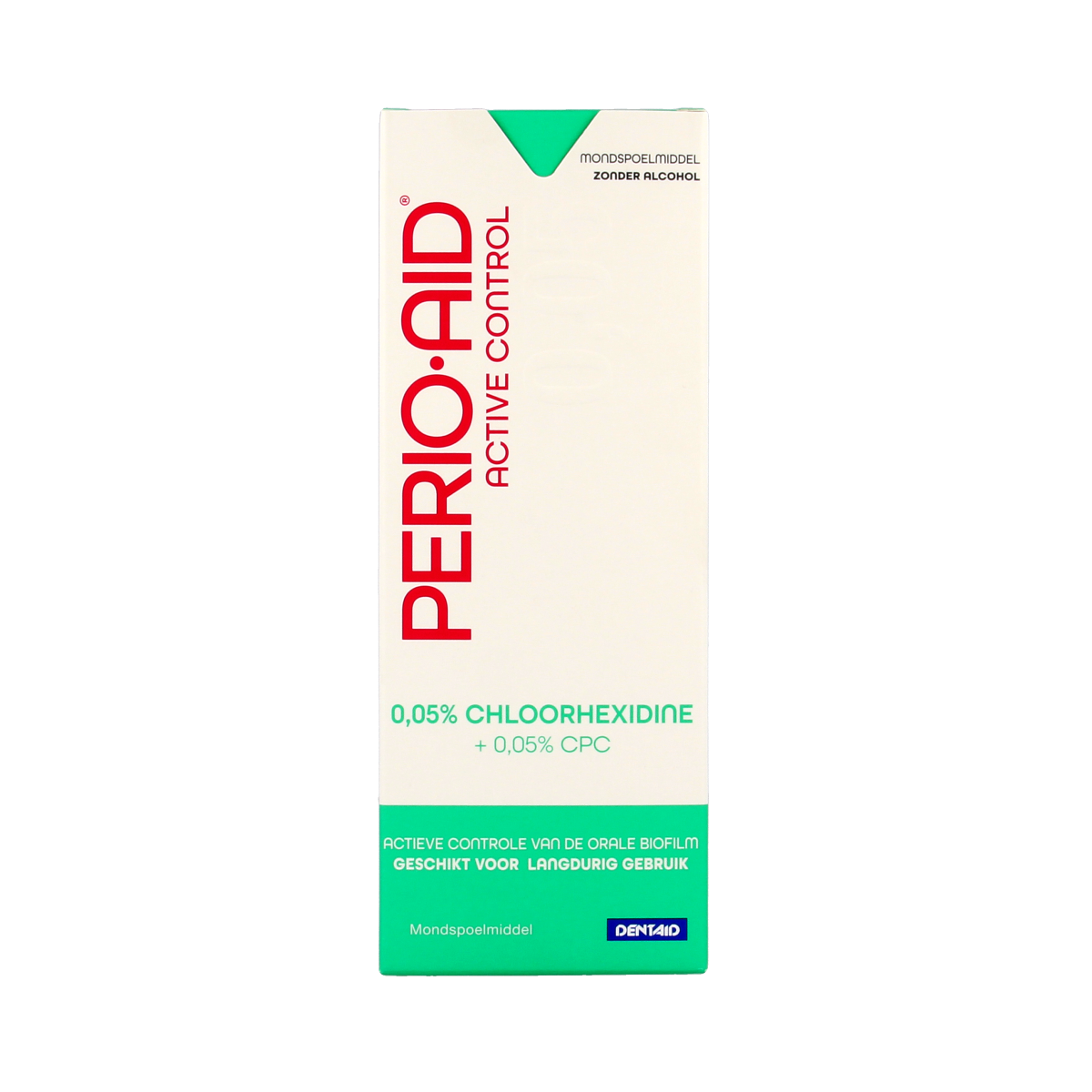 Perio Aid Active Control mondspoelmiddel 0.05% CHX 500.00 Milliliter