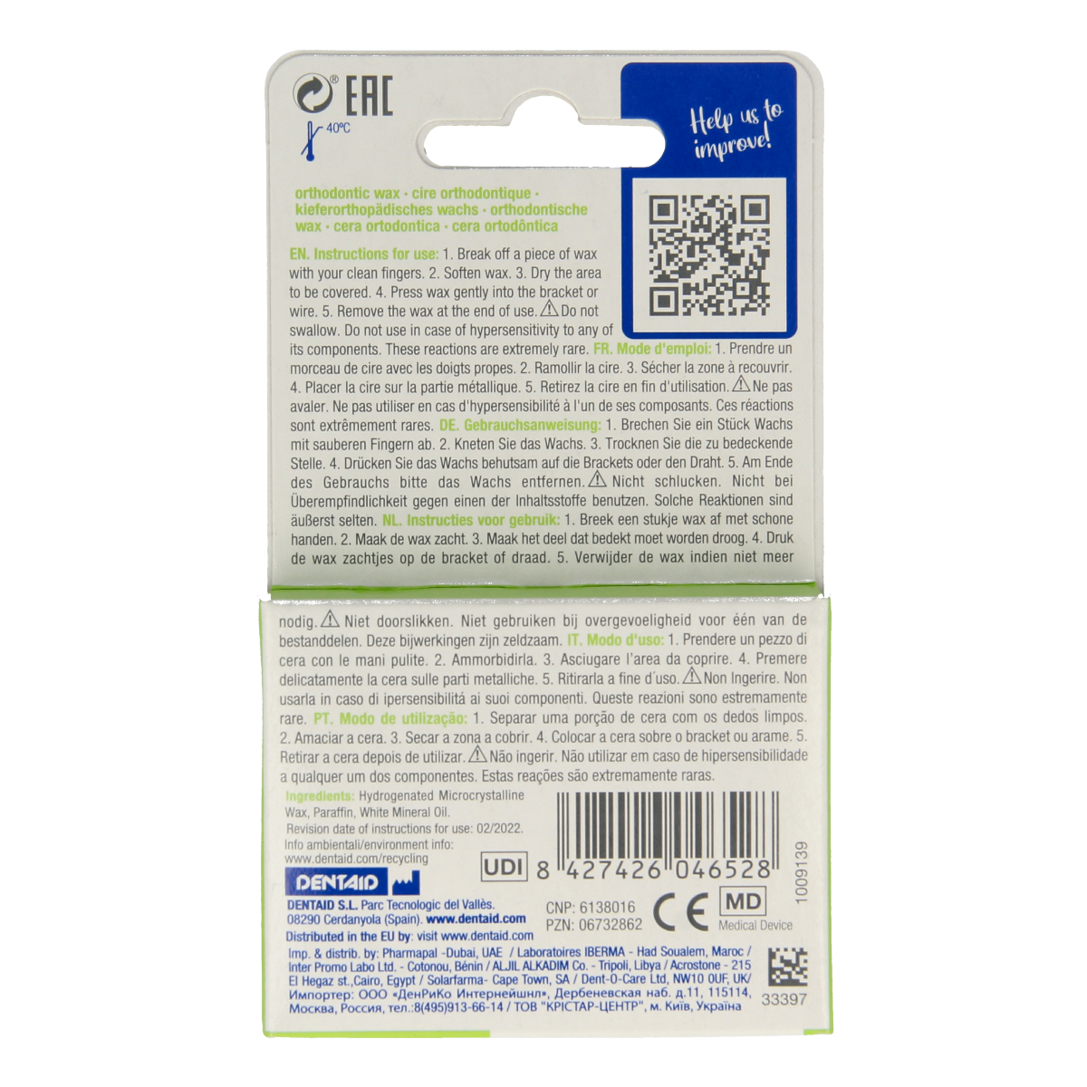 Vitis Orthodontic wax 1.00 Stuks