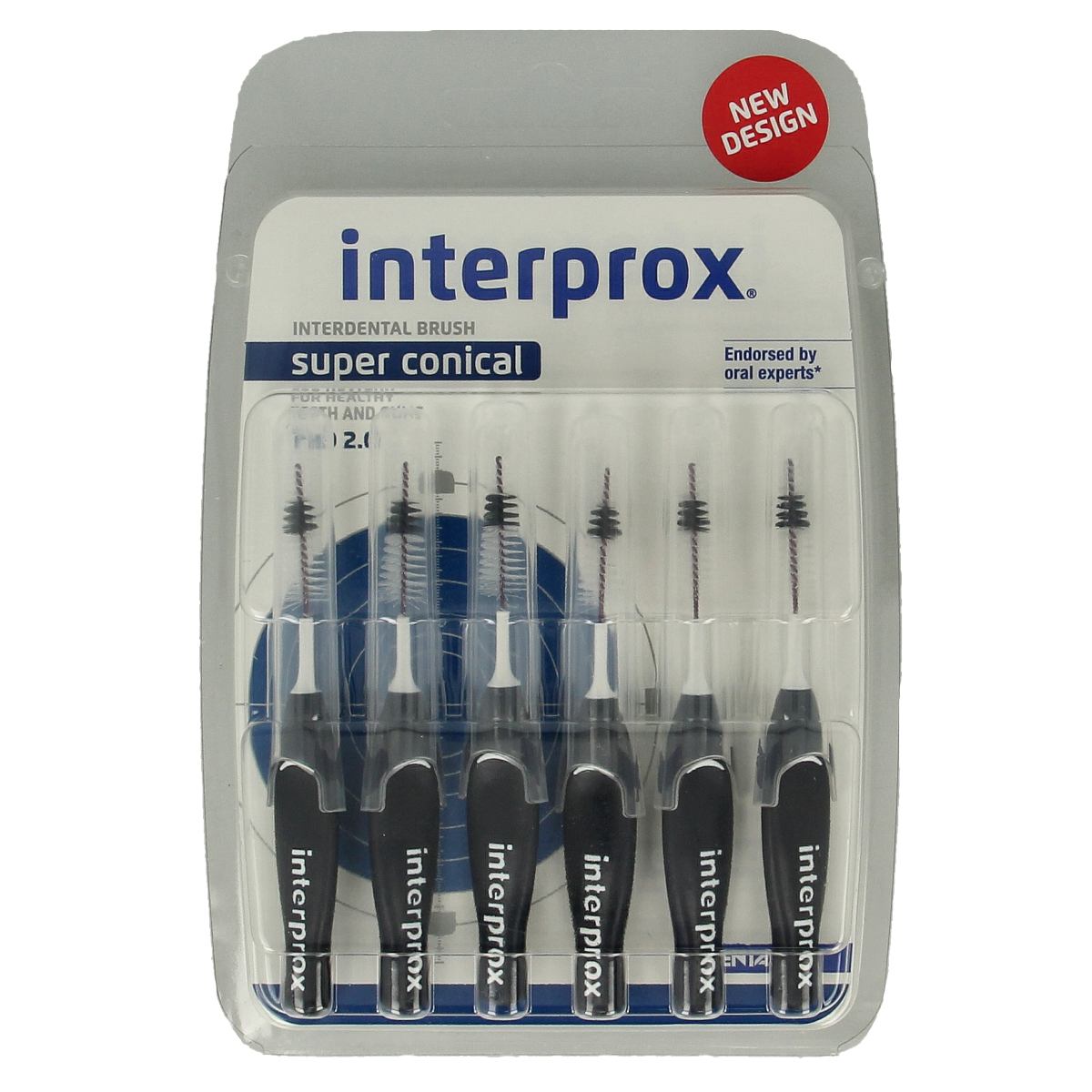 Interprox Super ragers conical donker blauw 6.00 Stuks