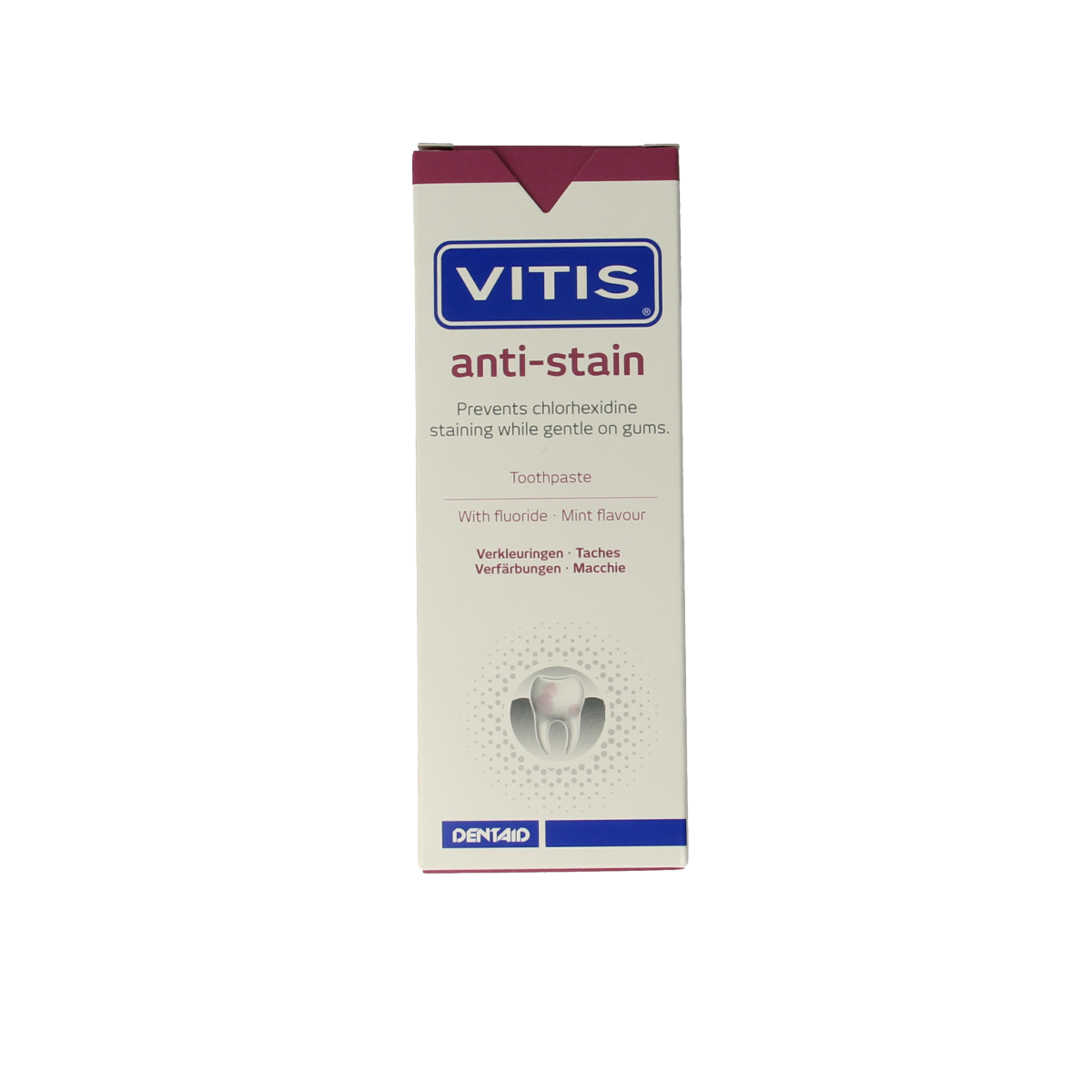 Vitis Tandpasta anti-stain 50.00 Milliliter