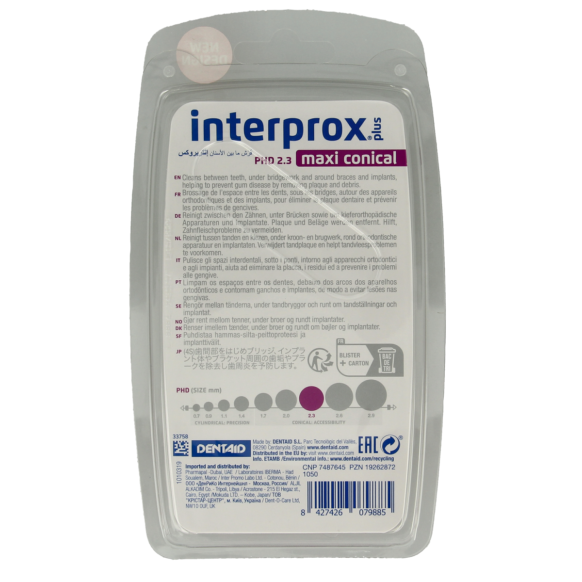 Interprox Plus ragers maxi conical paars 4.00 Stuks