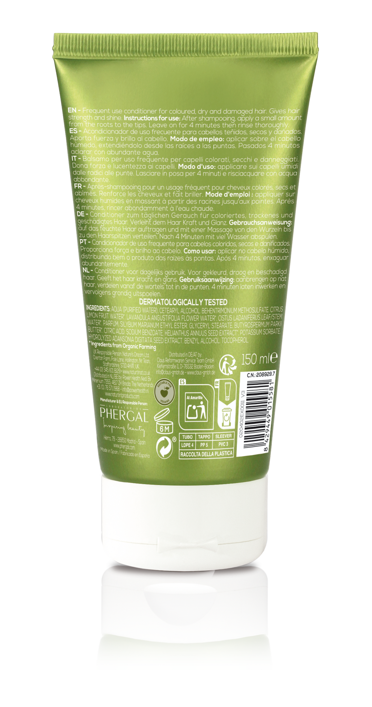 Naturtint Conditioner color fixing protective 150.00 Milliliter