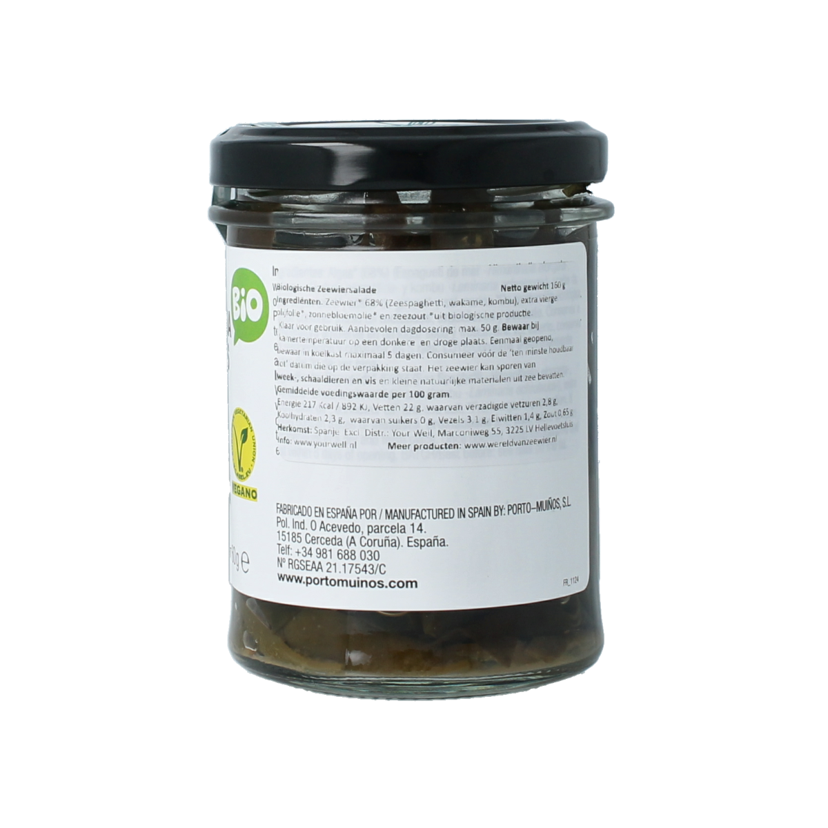 Porto-Muinos Zeewiersalade bio 160.00 Gram