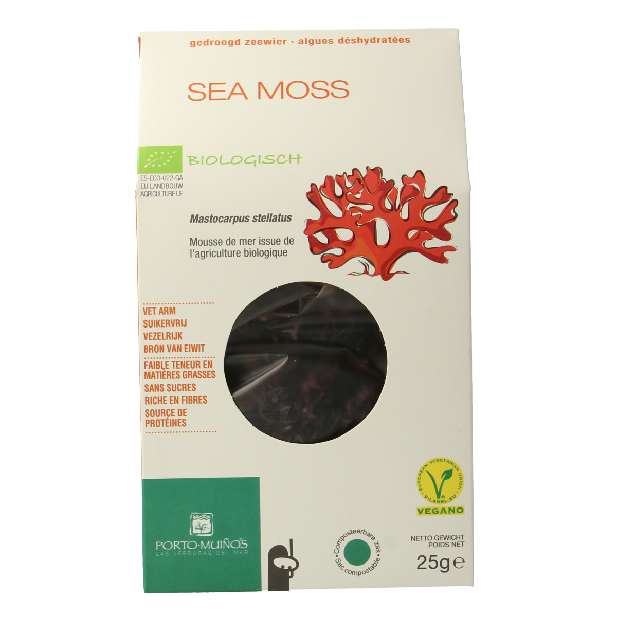 Porto-Muinos Sea moss bio 25.00 Gram