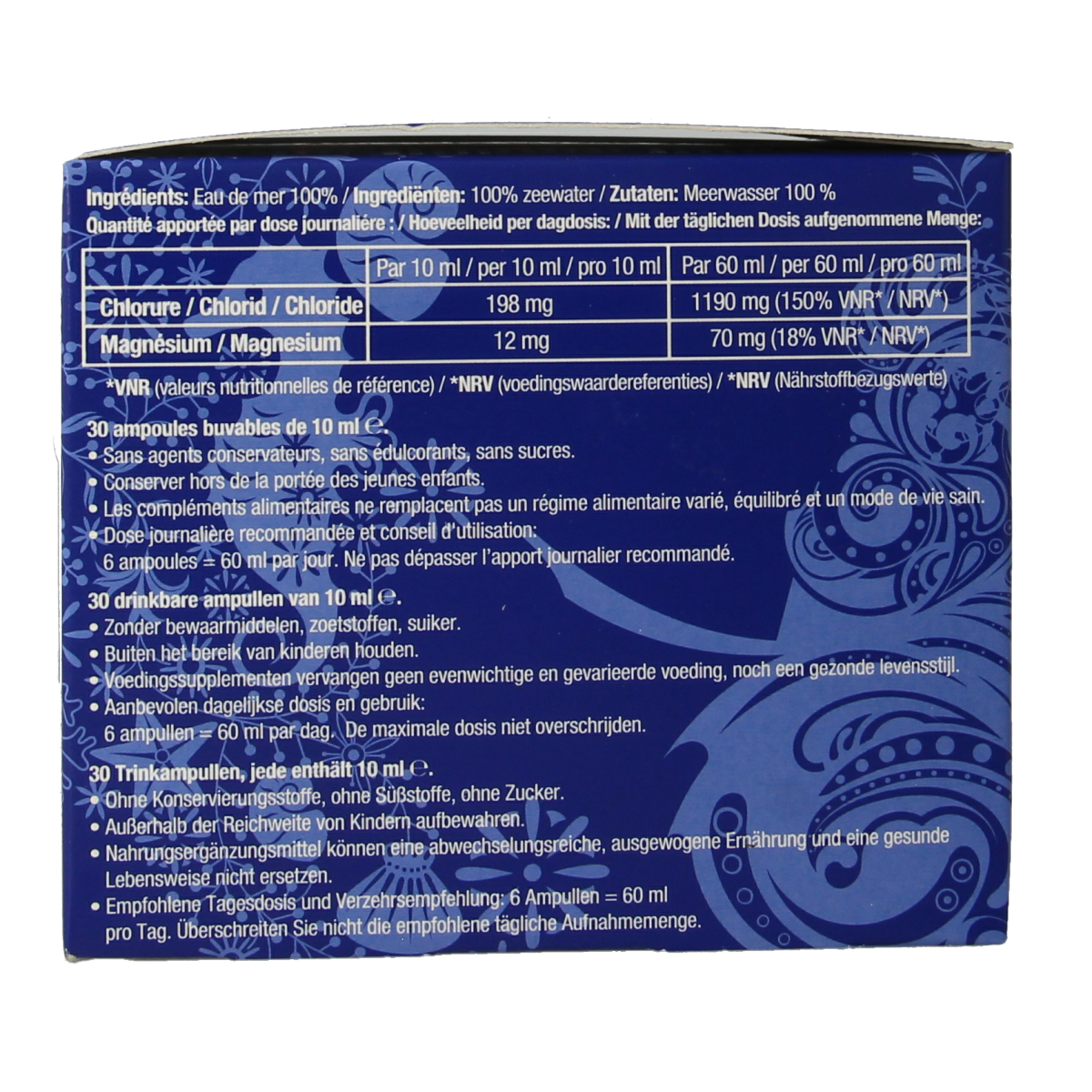 Quinton Hypertonic ampullen 10ml 30.00 Ampullen