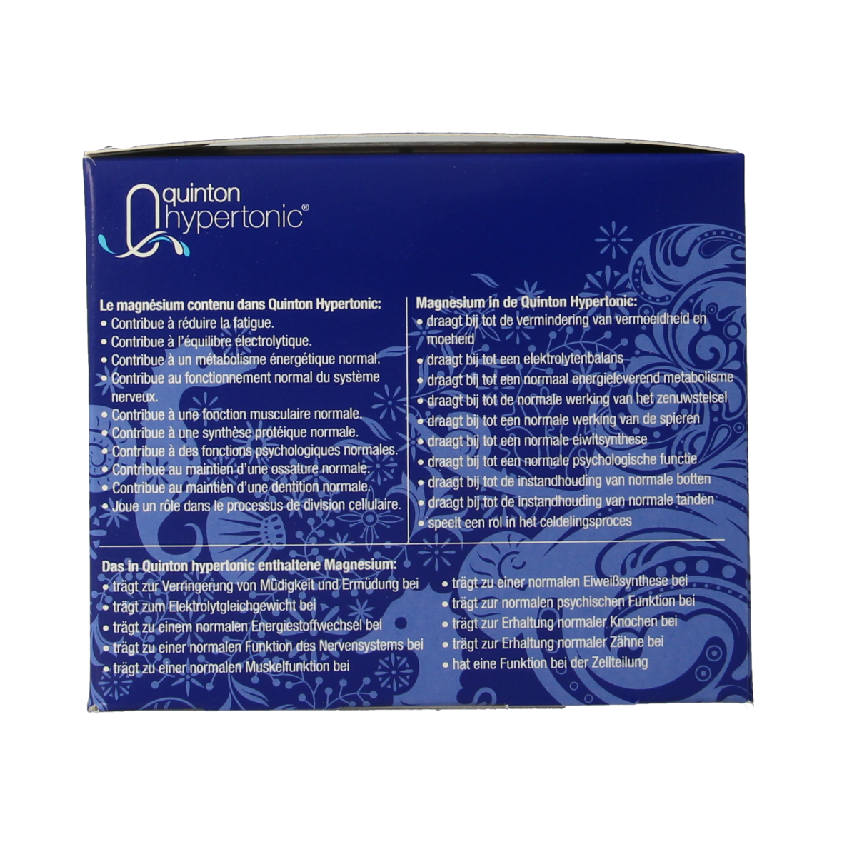 Quinton Hypertonic ampullen 10ml 30.00 Ampullen