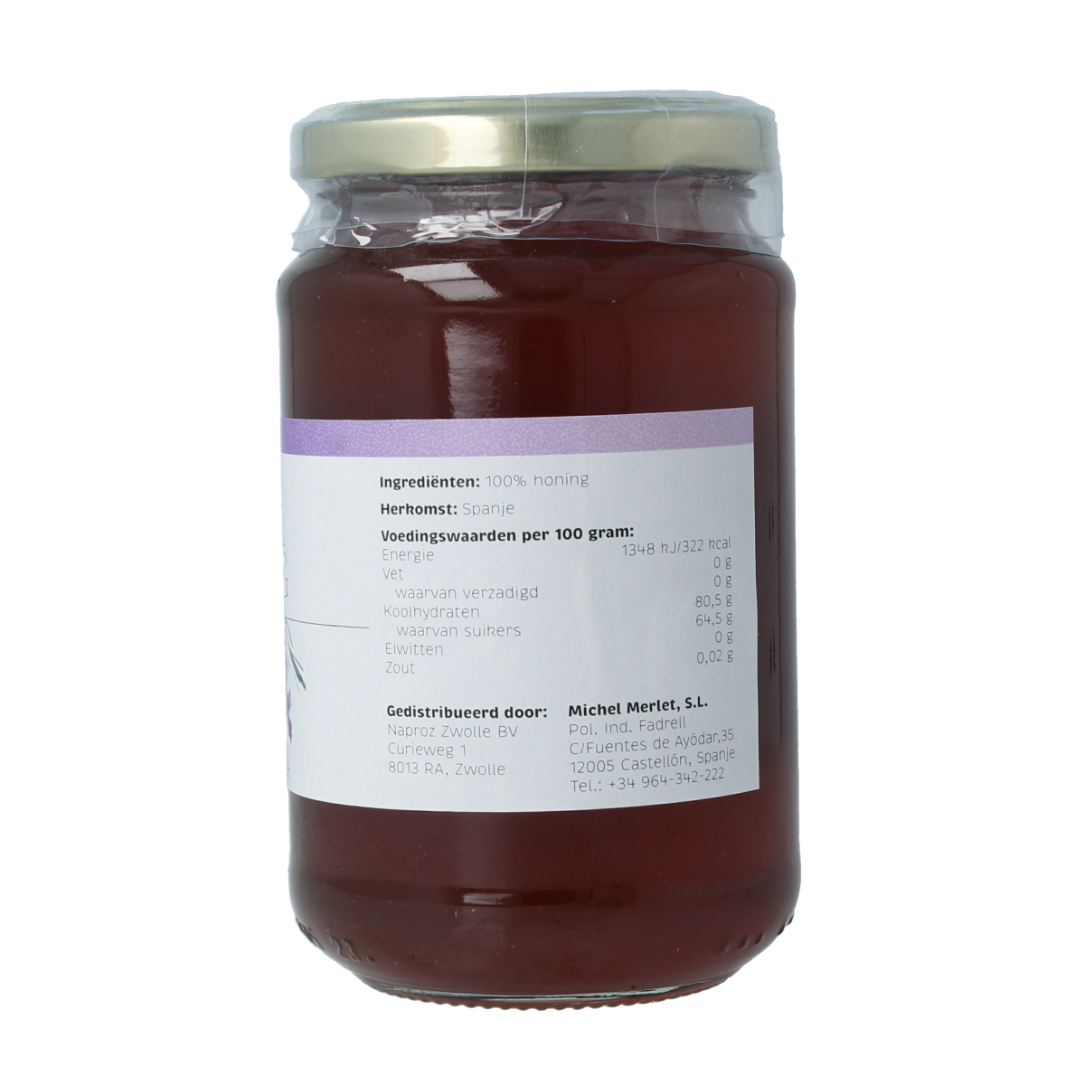 Michel Merlet Lavendel honing bio  500.00 Gram