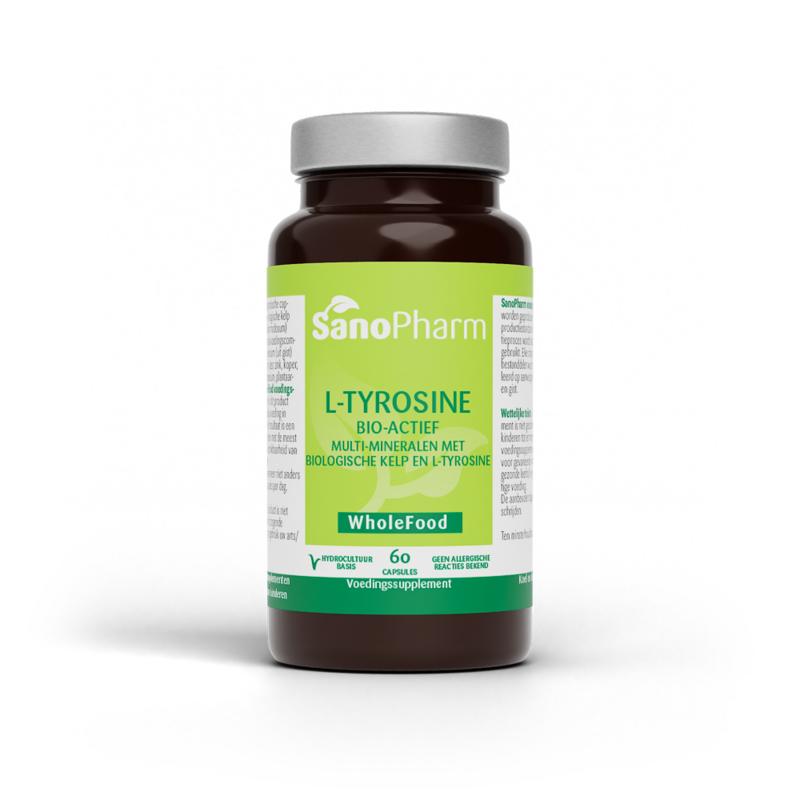 SanoPharm L-Tyrosine plus wholefood 60.00 Capsules