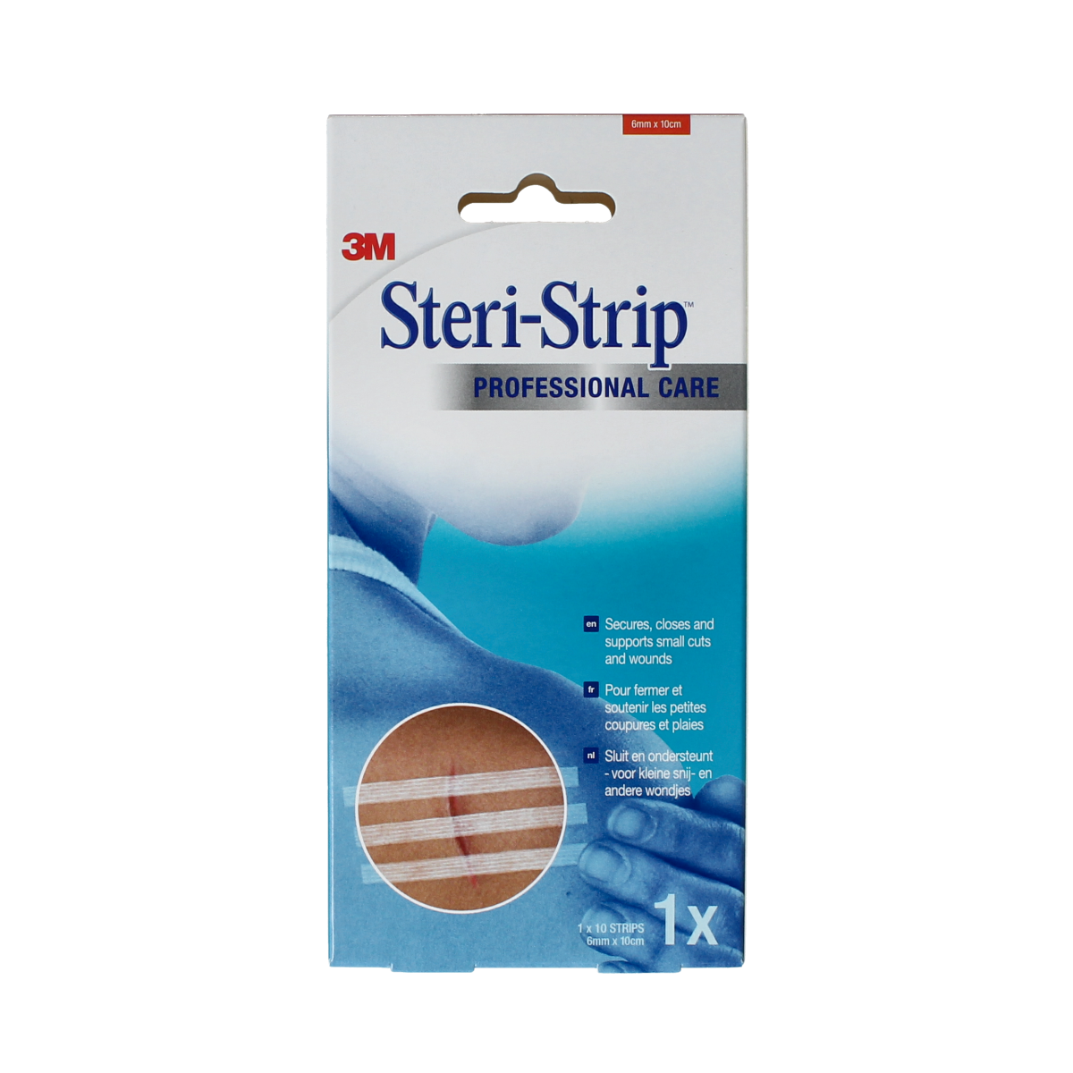 3M Steri strips 10 x 6mm 10.00 Stuks