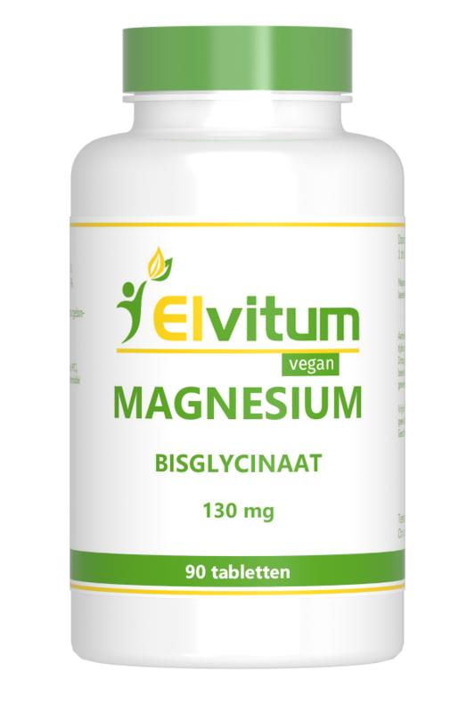 Elvitum  Magnesium (bisglycinaat) 130mg 90.00 Tabletten
