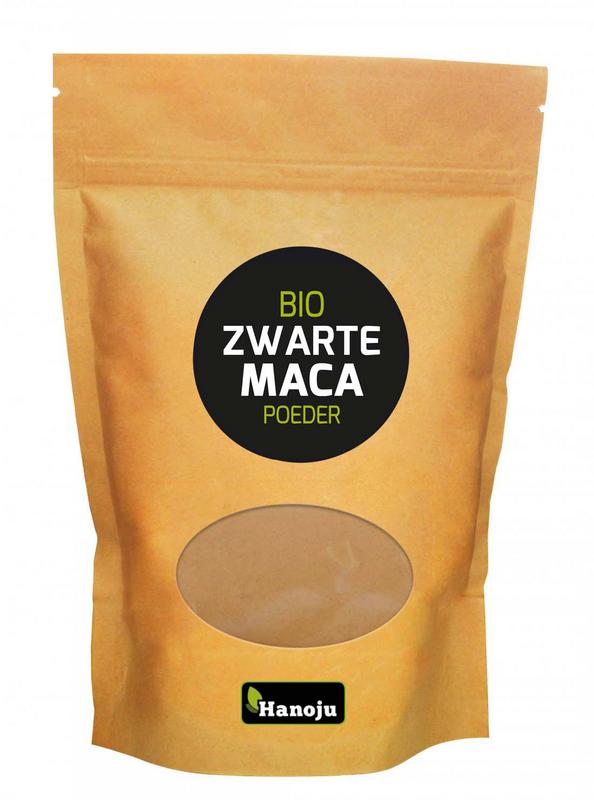 Hanoju Bio zwarte maca poeder 300.00 Gram