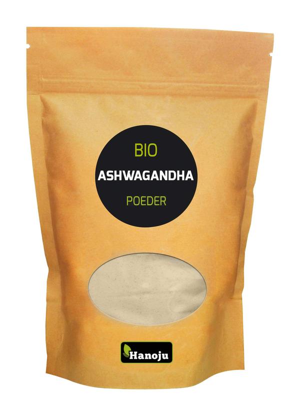Hanoju Ashwagandha organic poeder bio 500.00 Gram