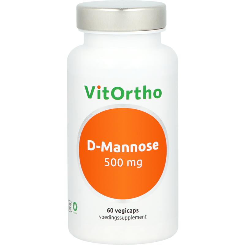 VitOrtho D-Mannose 500mg 60.00 Vegetarische capsules