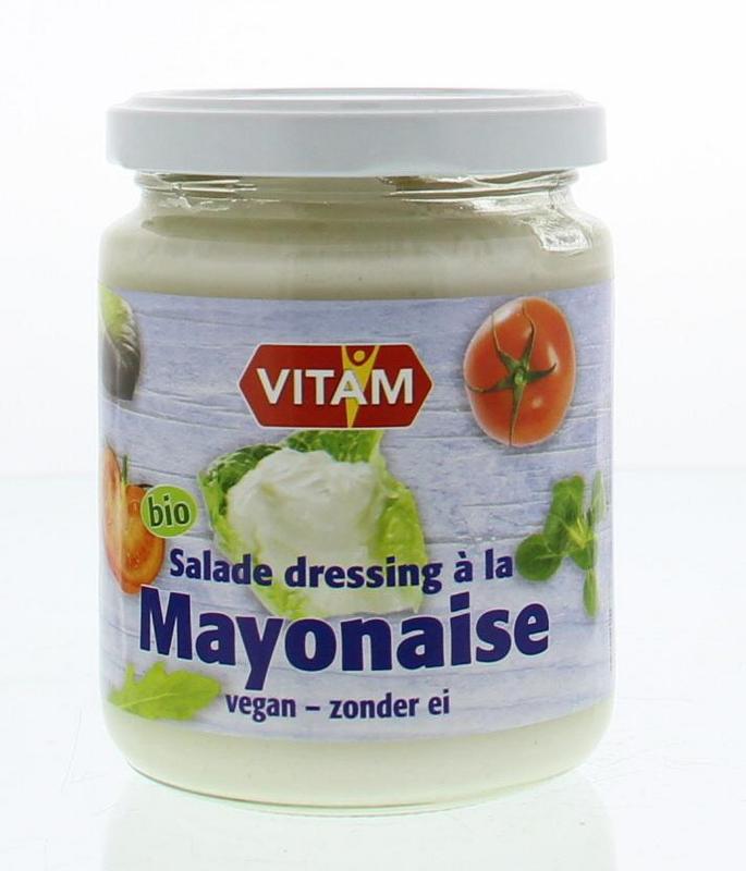 Vitam Salade dressing a la mayonaise zonder ei bio 225.00 Milliliter