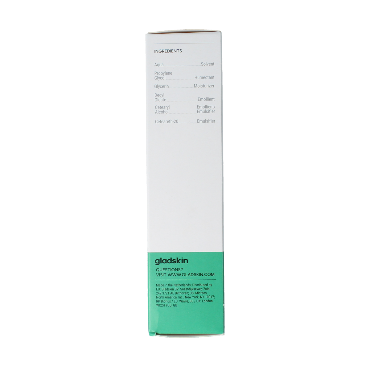 Gladskin Daily gelcream moisturizing 75.00 Milliliter