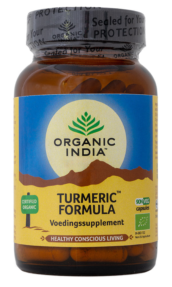 Organic India Turmeric formule kurkuma bio 90.00 Capsules