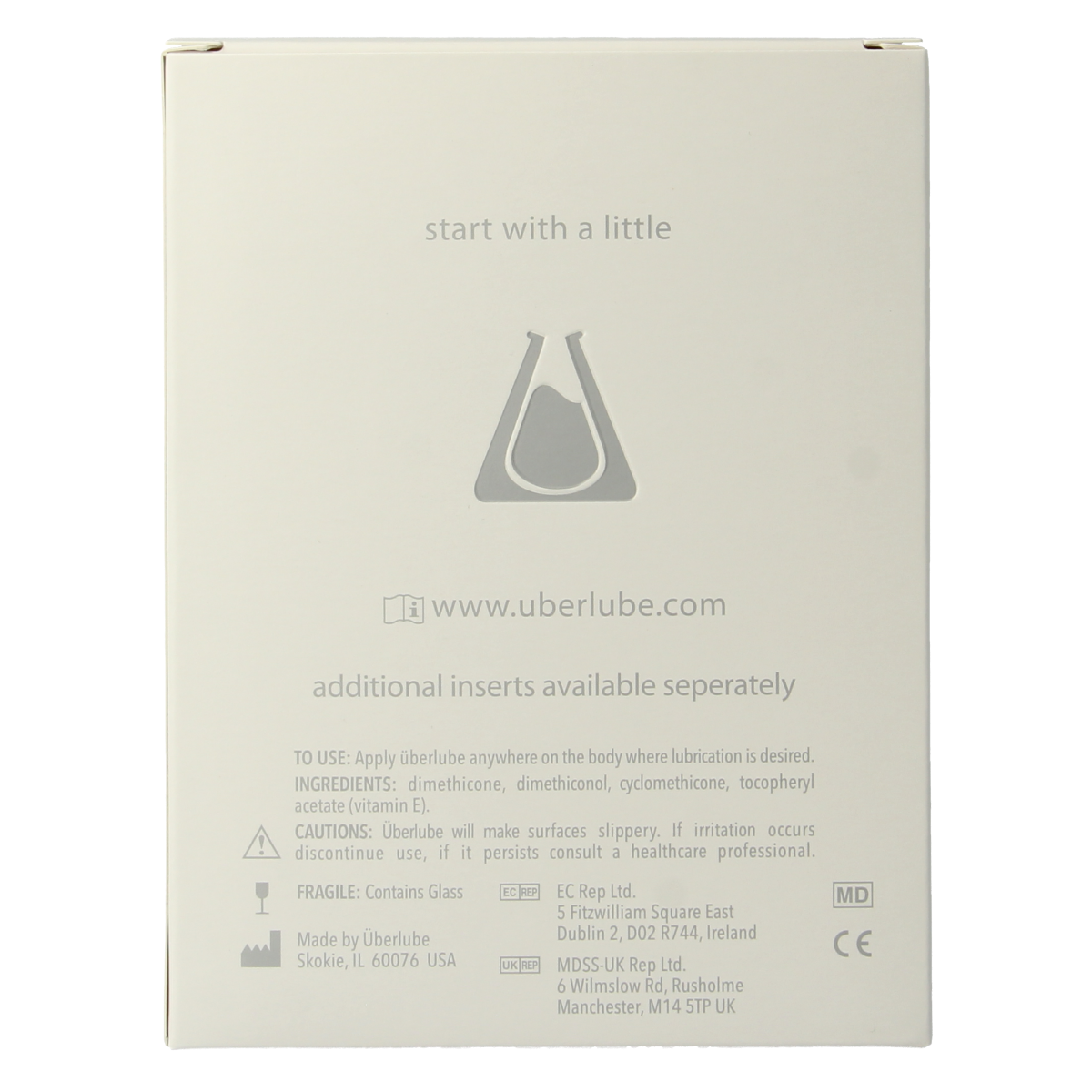 Uberlube Good to go navy blue 15.00 Milliliter