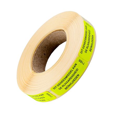Spruyt Hillen Sticker geneesmiddel rijvaardheid 1000.00 Stuks