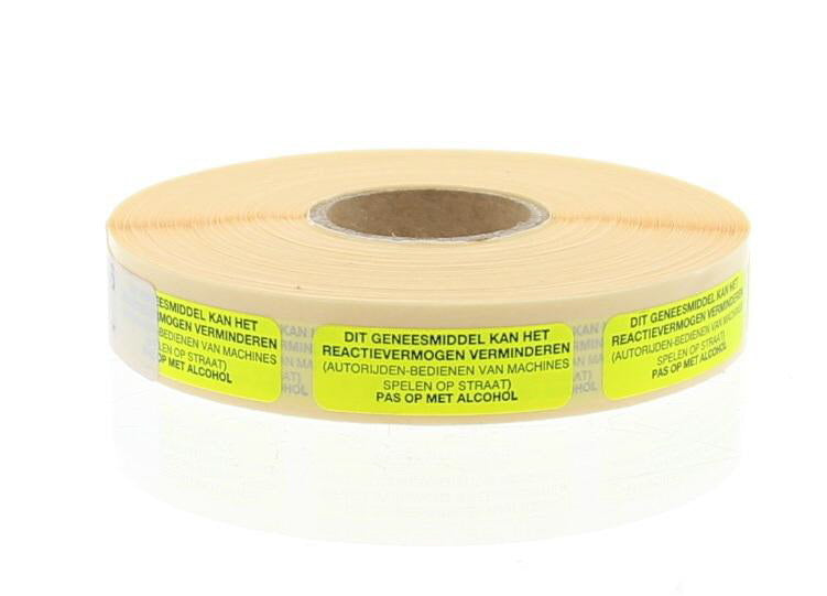 Spruyt Hillen Sticker geneesmiddel reactie 1000.00 Stuks