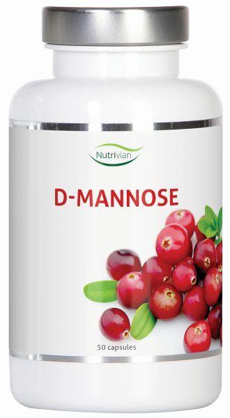 Nutrivian D-Mannose 500mg 50.00 Capsules