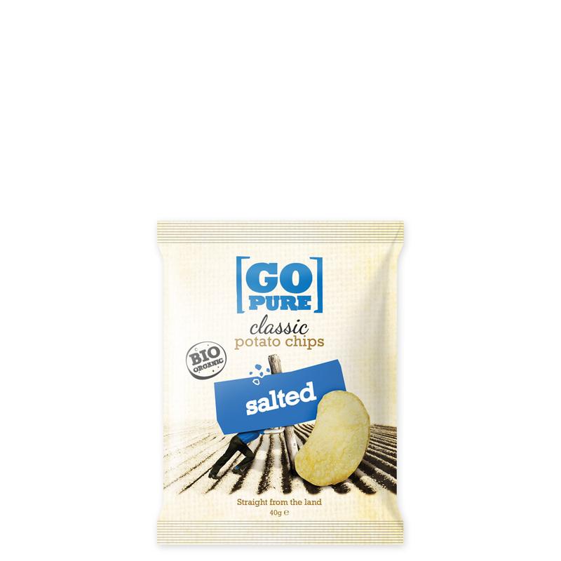 Go Pure Chips naturel gezouten bio 40.00 Gram