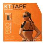 KT Tape Jumbo pro roll 38 meter 150 strips zwart precut 1.00 Stuks