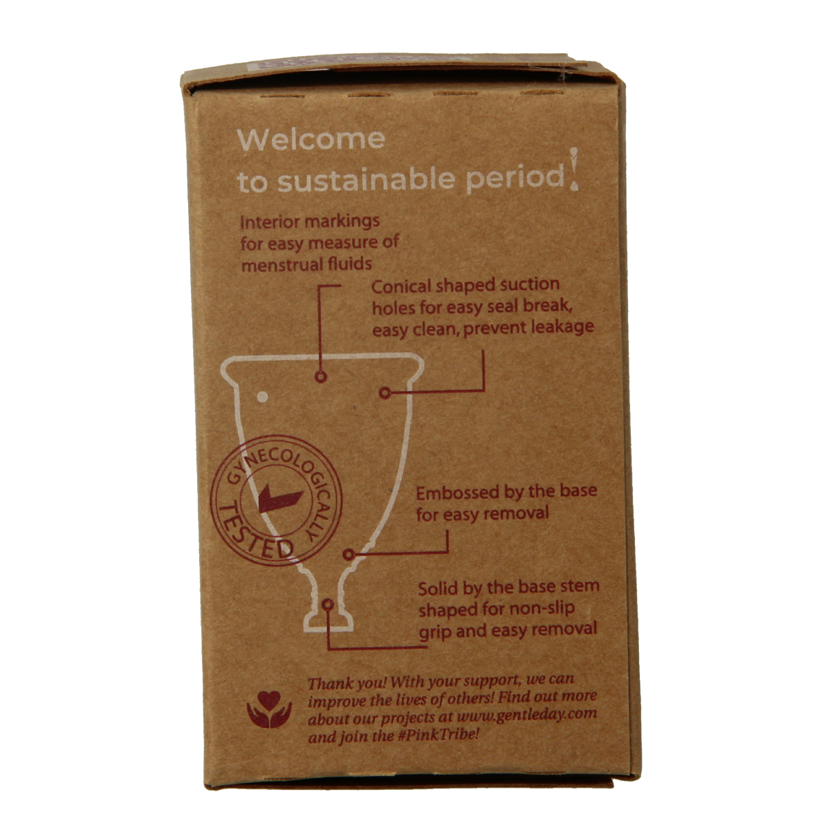 Gentle Day Menstruatie cup L 1.00 Stuks