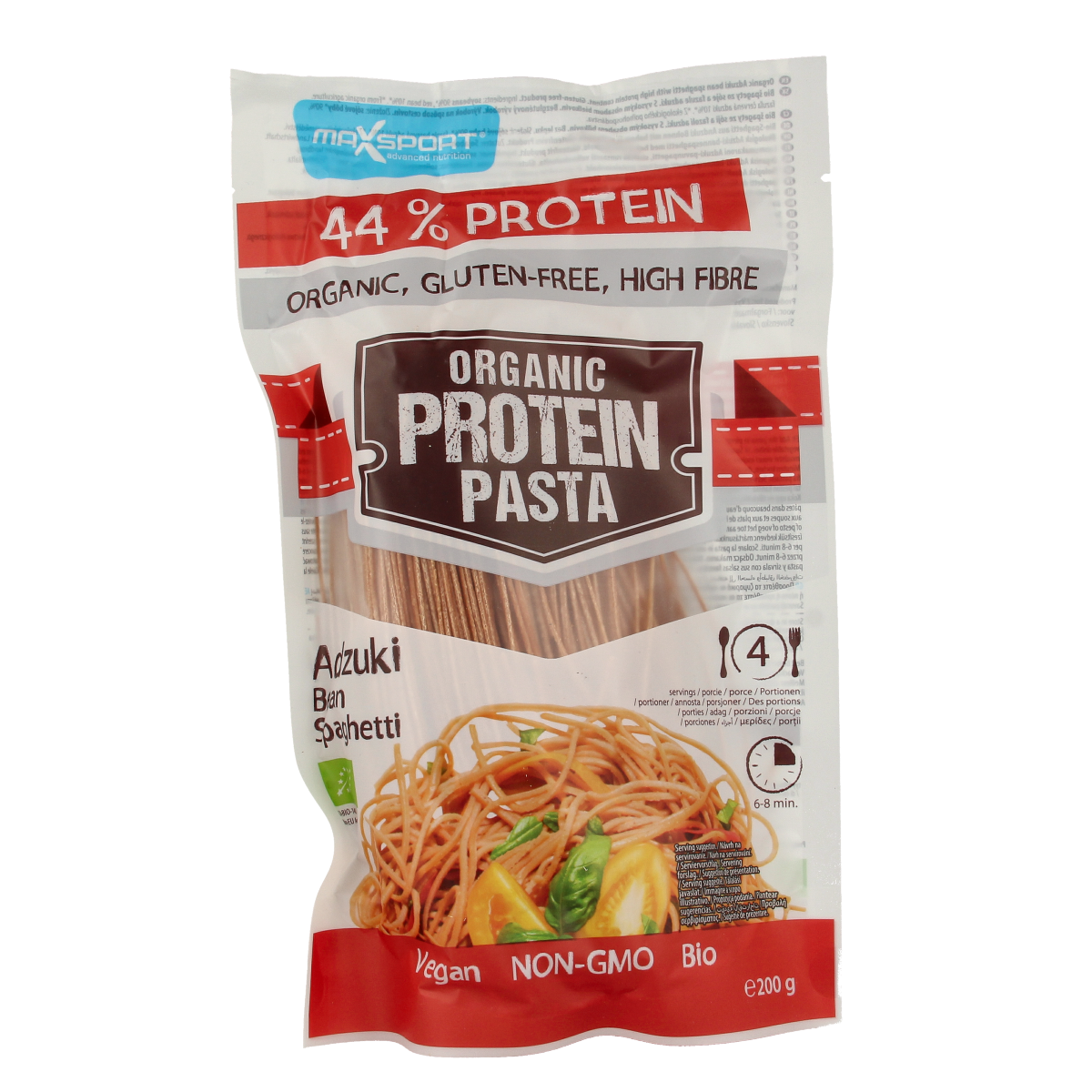 Max Sport Protein pasta adzuki bean spaghetti bio 200.00 Gram